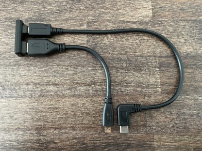 Unleashed C1 with USB-C and HDMI-D adapter cables