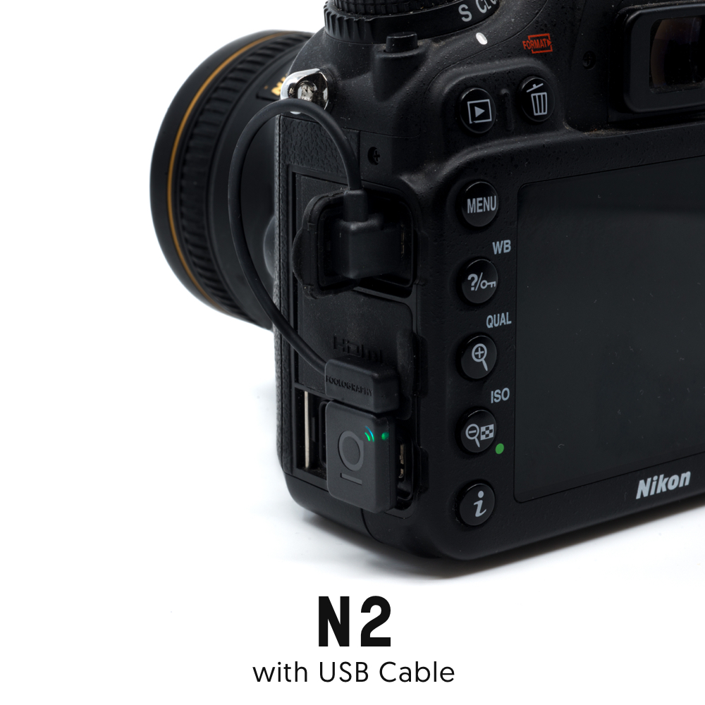 Unleashed N2 Side on Camera with USB Cable